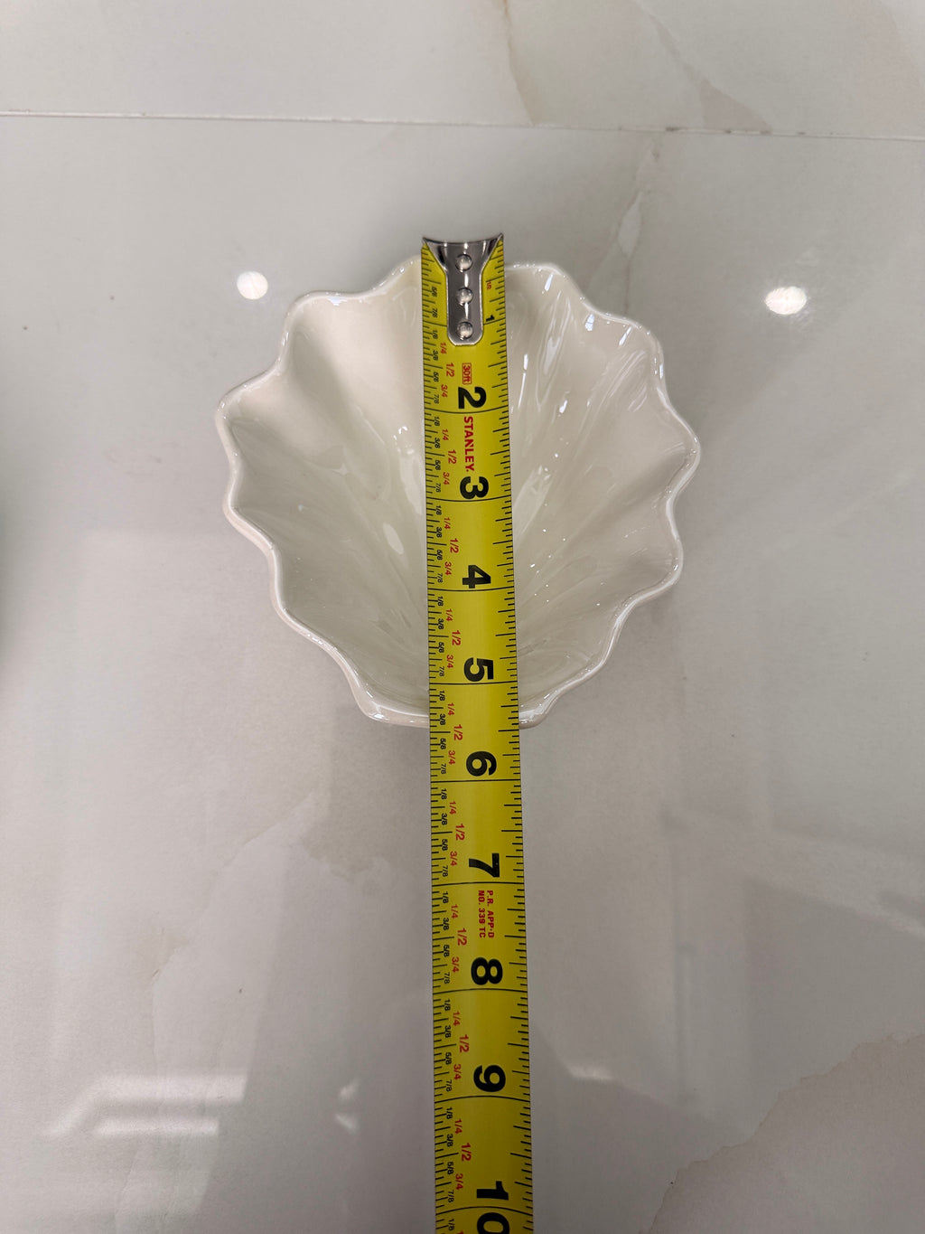 Shell Jewelry Bowl White Set of 2