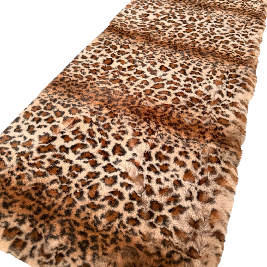 Leopard Fux Rug Soft 21x71 inches