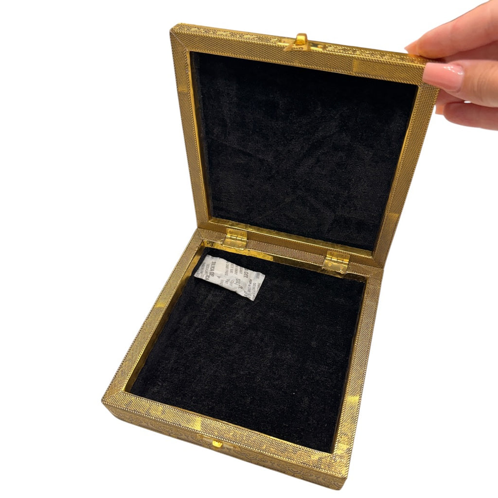 Gold & Pink Keepsake Box Jewelry Box