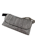 Gem Glam Girl Clutch Silver