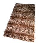 Leopard Fux Rug Soft 39x65 inches