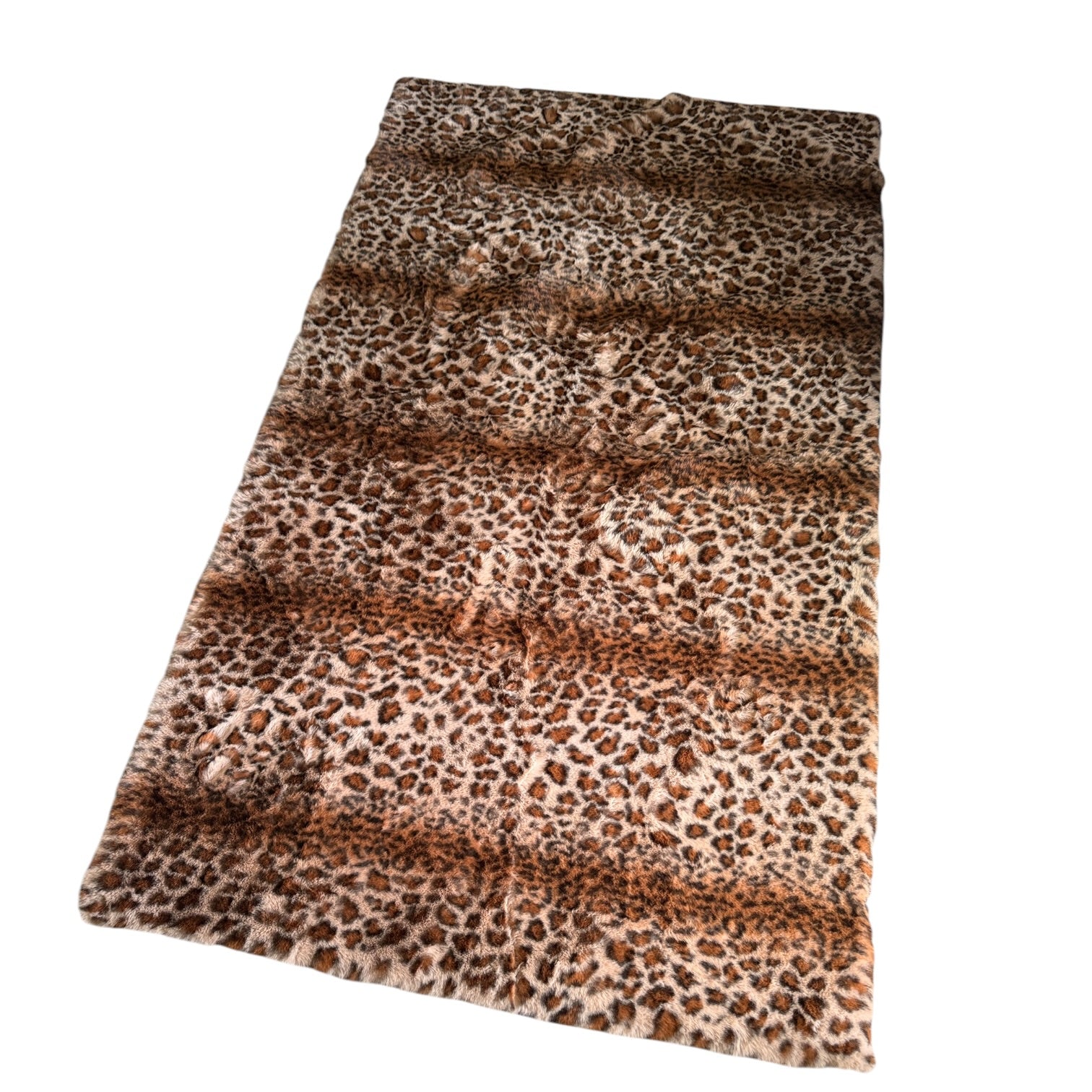 Leopard Fux Rug Soft 39x65 inches