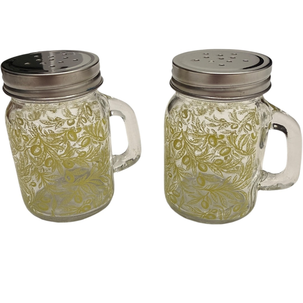 Mini Mason Jar Salt & Pepper Shaker Set