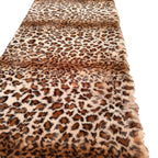 Leopard Fux Rug Soft 21x71 inches