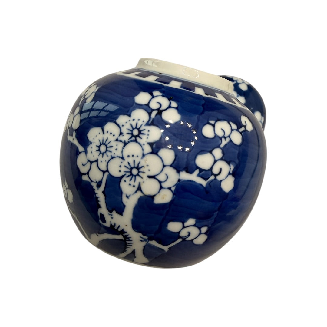 Vintage Floral Blue & White Holder