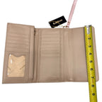 Trifold Baby Pink & Gold BeBe Brand Wallet
