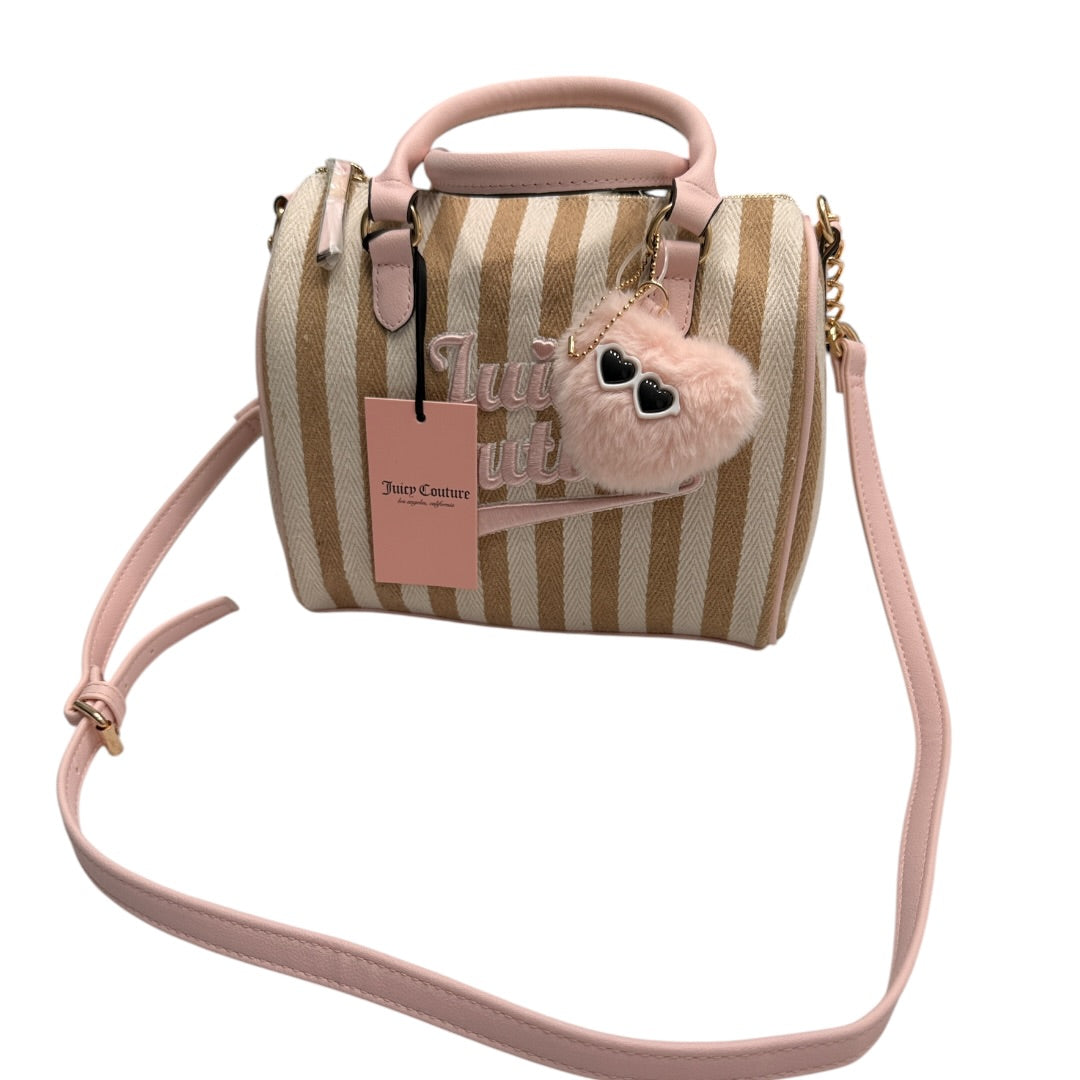 Pink & Tan I’m So Adorable Juicy Couture Handbag