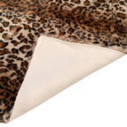 Leopard Fux Rug Soft 21x71 inches