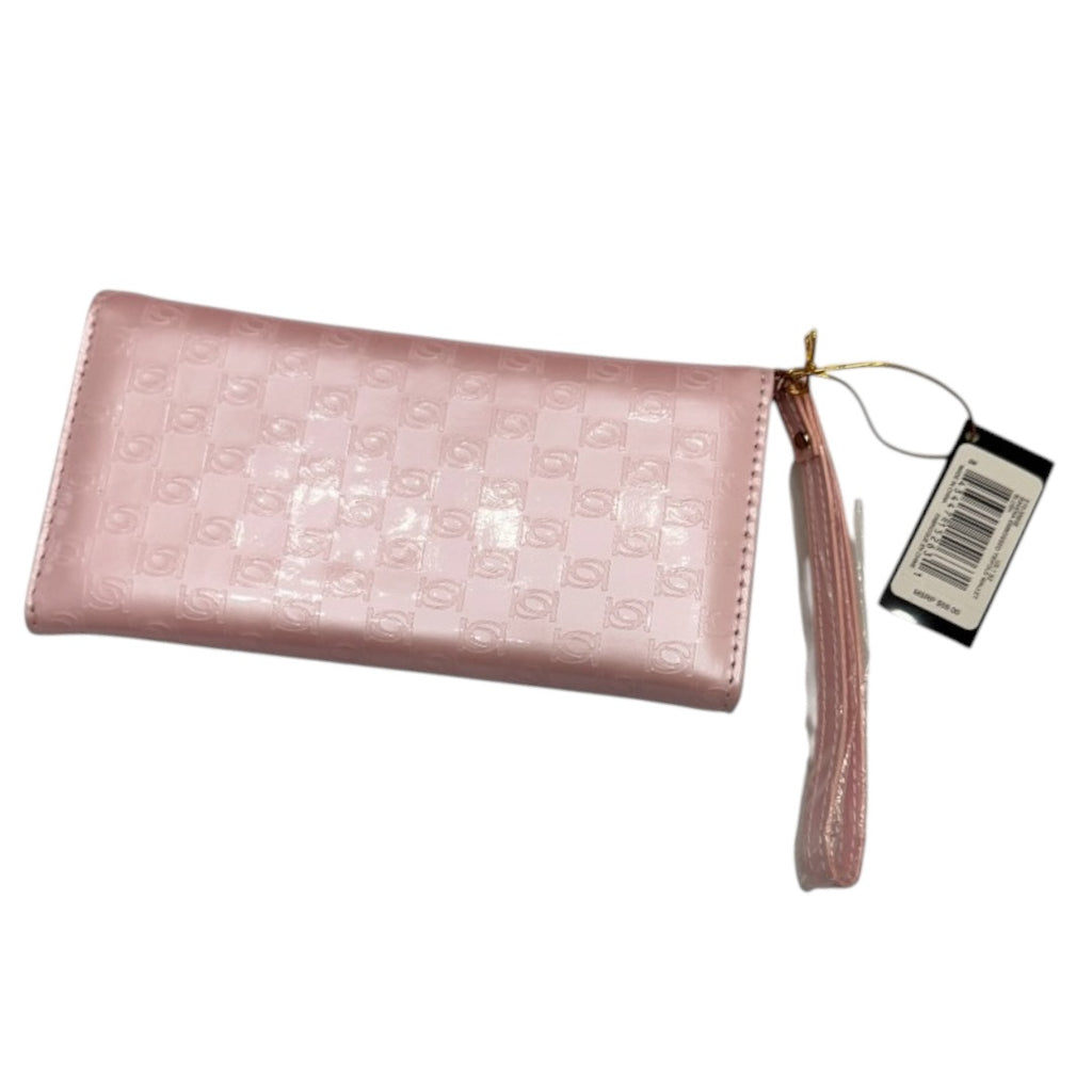 Trifold Baby Pink & Gold BeBe Brand Wallet