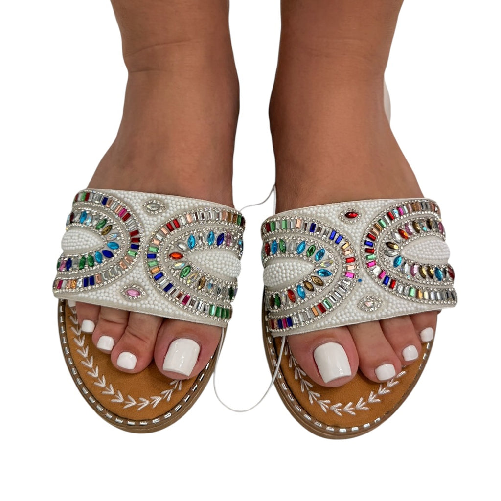 Dazzled Sandals Multi Color Size 8