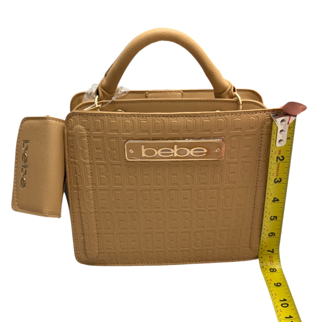 Tan Bebe Handbag with Change Purse Crossbody Bag & Single Handle