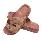 Blush & Gold Western Sandals Size 8