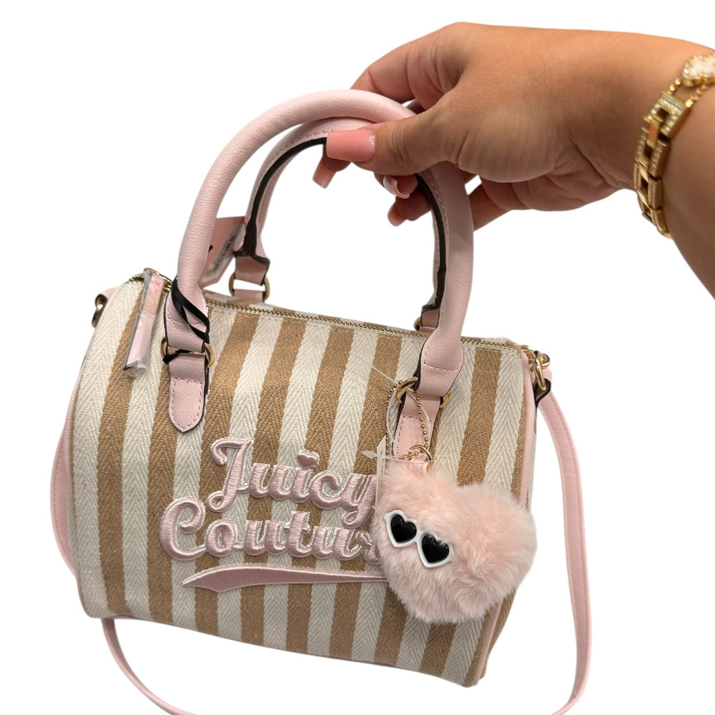 Pink & Tan I’m So Adorable Juicy Couture Handbag