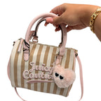 Pink & Tan I’m So Adorable Juicy Couture Handbag
