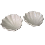 Shell Jewelry Bowl White Set of 2