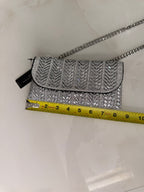 Gem Glam Girl Clutch Silver