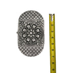 Silver Flower Keepsake Box Jewelry Box