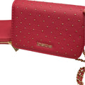 Pink & Gold Bead BeBe Purse Crossbody with Wallet