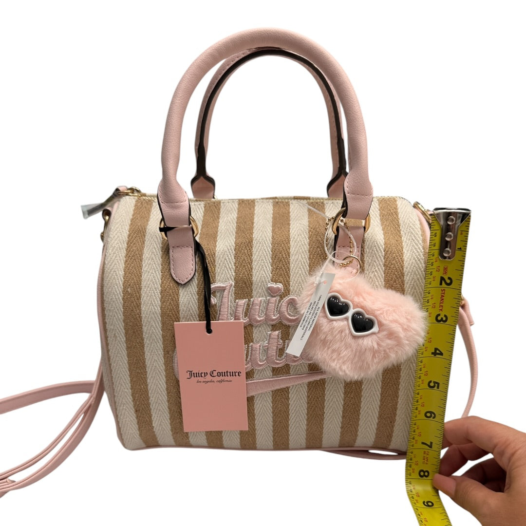 Pink & Tan I’m So Adorable Juicy Couture Handbag