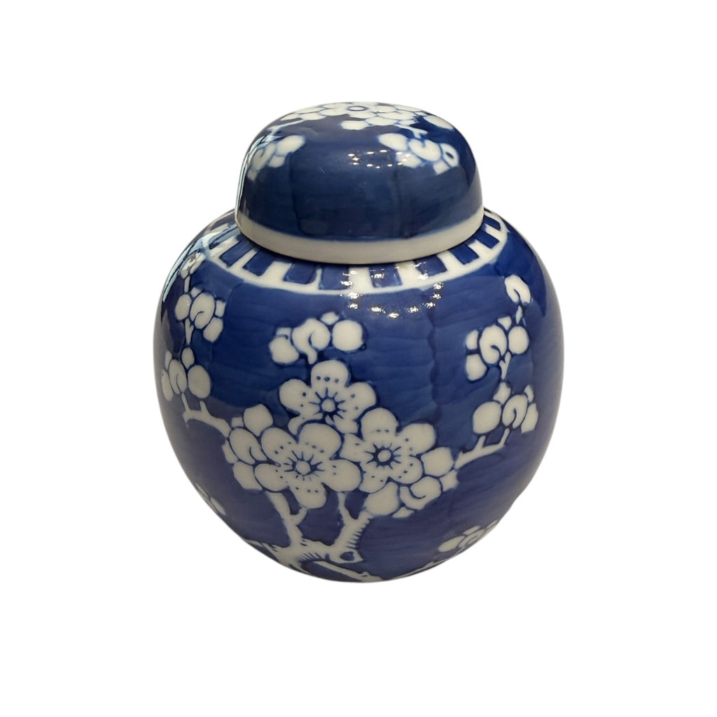 Vintage Floral Blue & White Holder