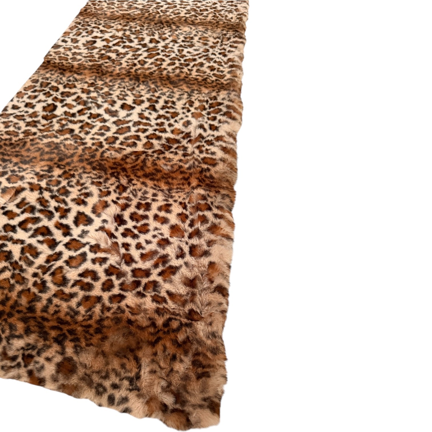 Leopard Fux Rug Soft 21x71 inches