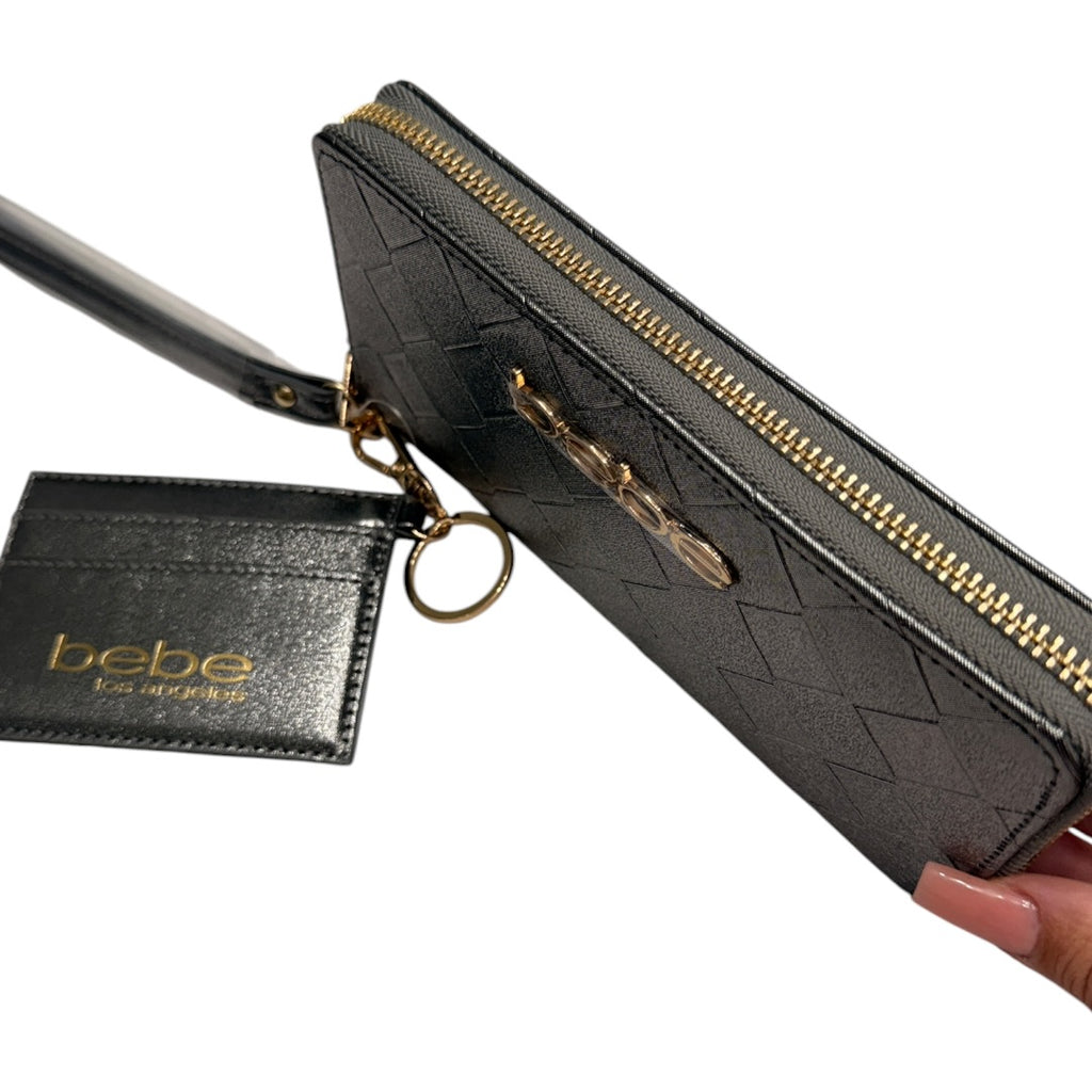 Space Gray Shimmer BeBe Wallet with Cardholder