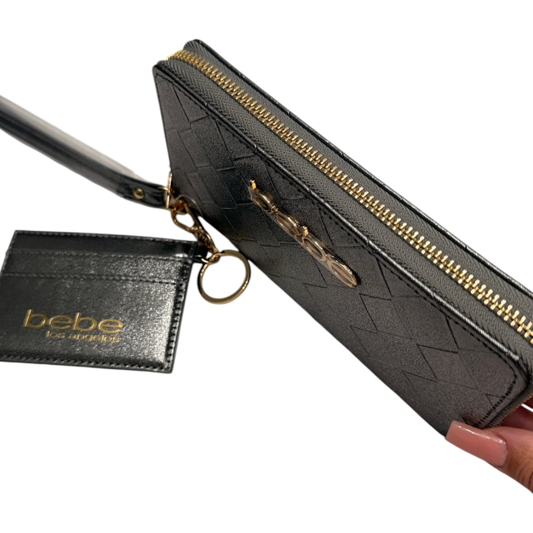 Space Gray Shimmer BeBe Wallet with Cardholder