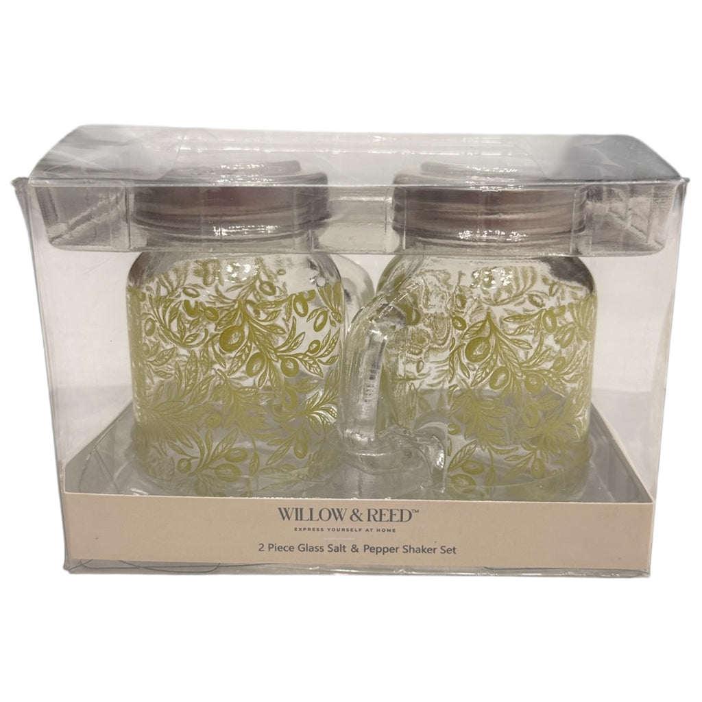 Mini Mason Jar Salt & Pepper Shaker Set