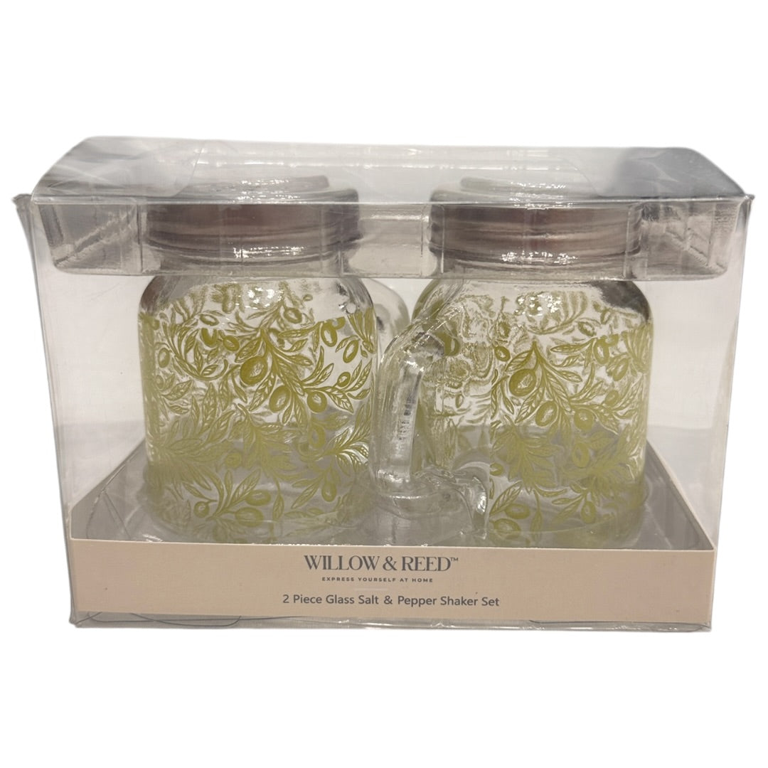 Mini Mason Jar Salt & Pepper Shaker Set
