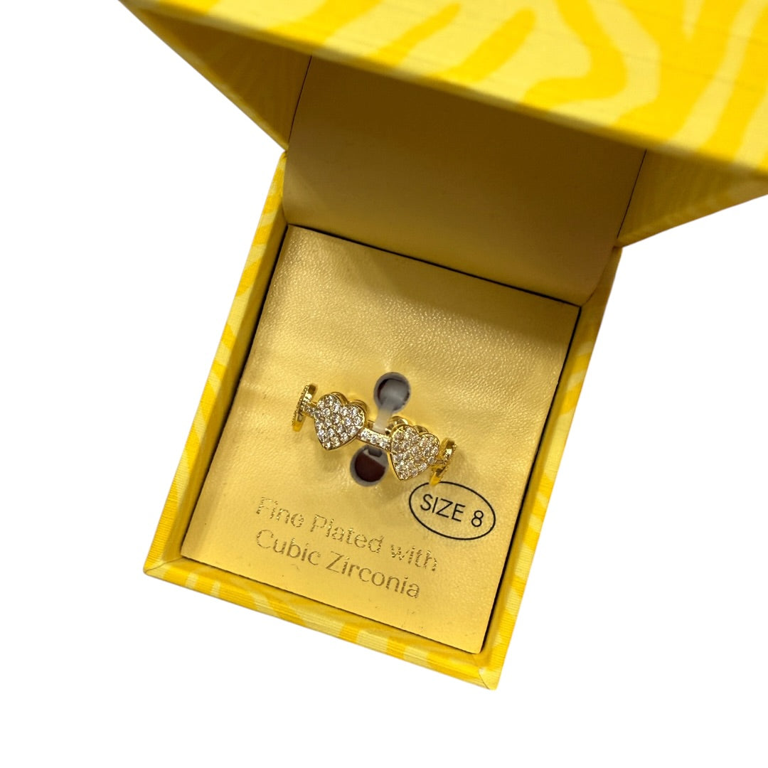 Gold My Heart Ring Size 8
