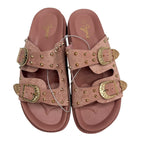 Blush & Gold Western Sandals Size 8