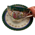 Tiny Bone China Tea Cup & Plate Germany Collectors 2 Piece