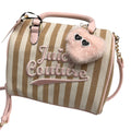 Pink & Tan I’m So Adorable Juicy Couture Handbag