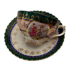 Tiny Bone China Tea Cup & Plate Germany Collectors 2 Piece