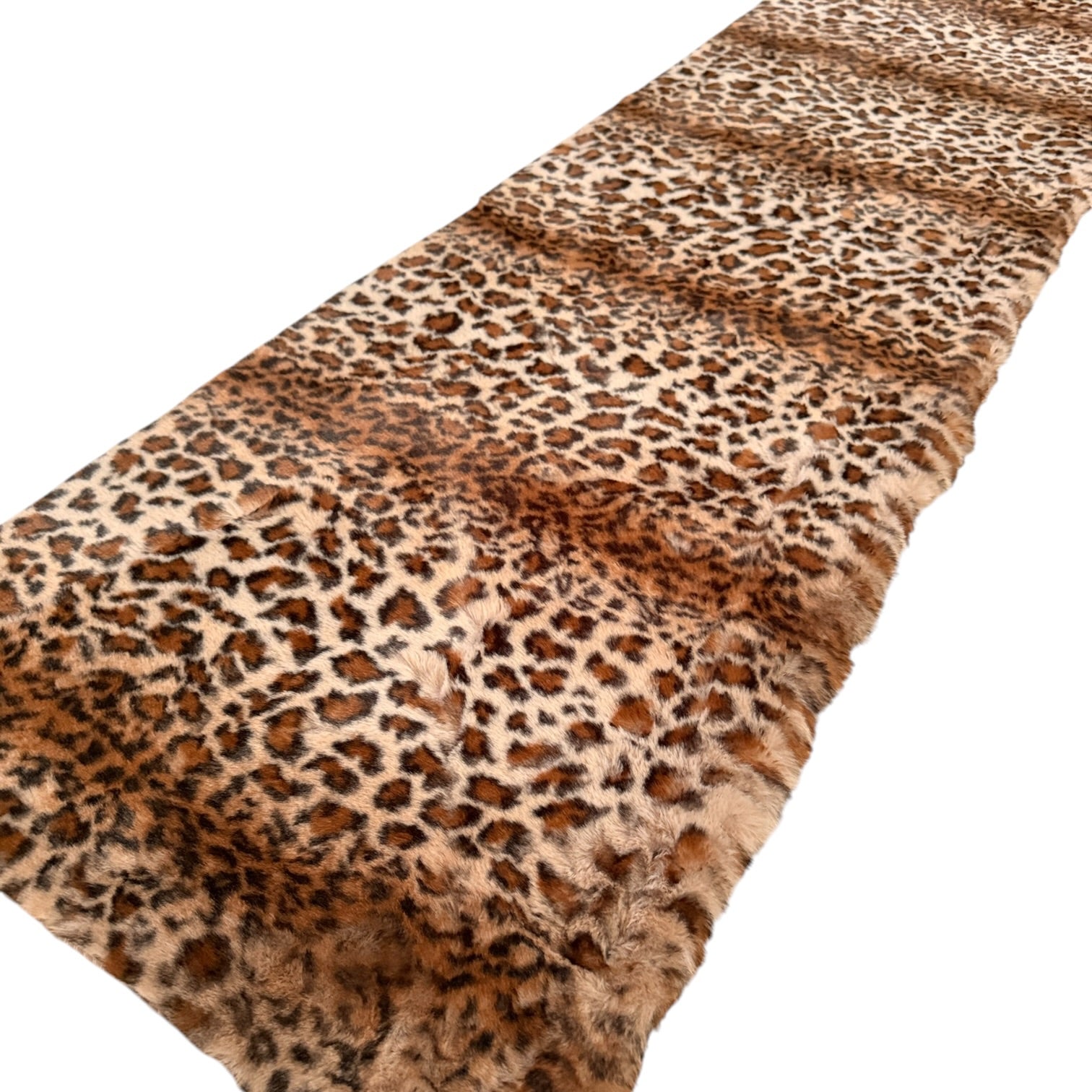 Leopard Fux Rug Soft 21x71 inches