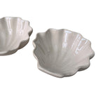 Shell Jewelry Bowl White Set of 2