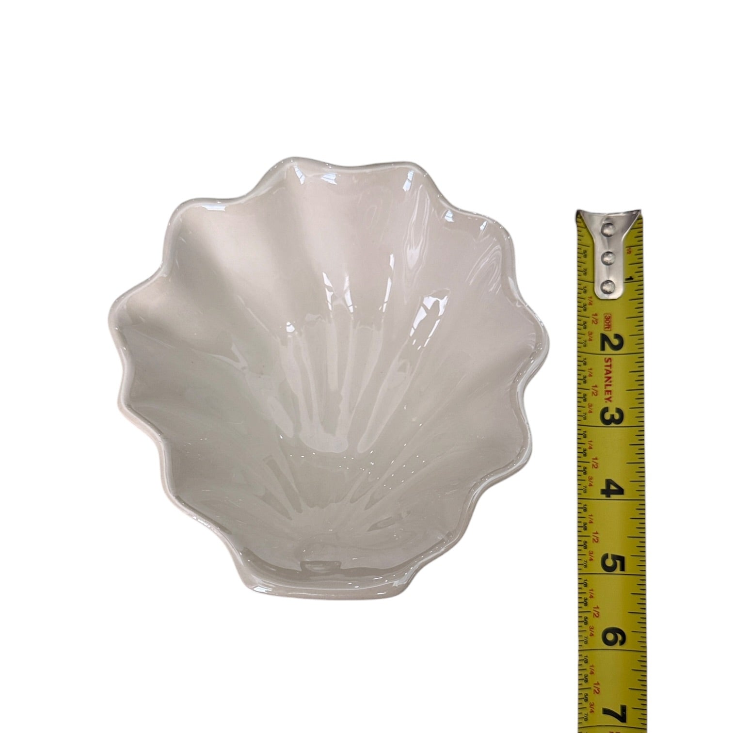 Shell Jewelry Bowl White Set of 2