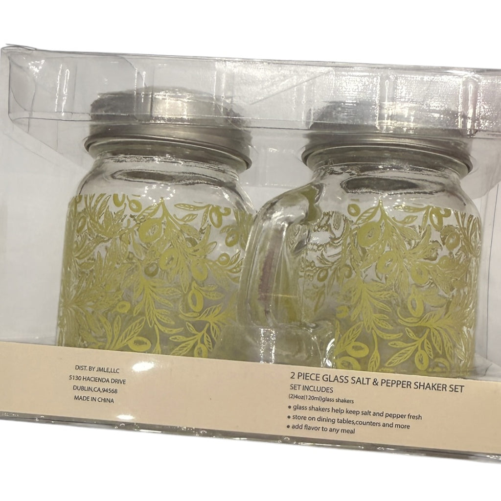 Mini Mason Jar Salt & Pepper Shaker Set