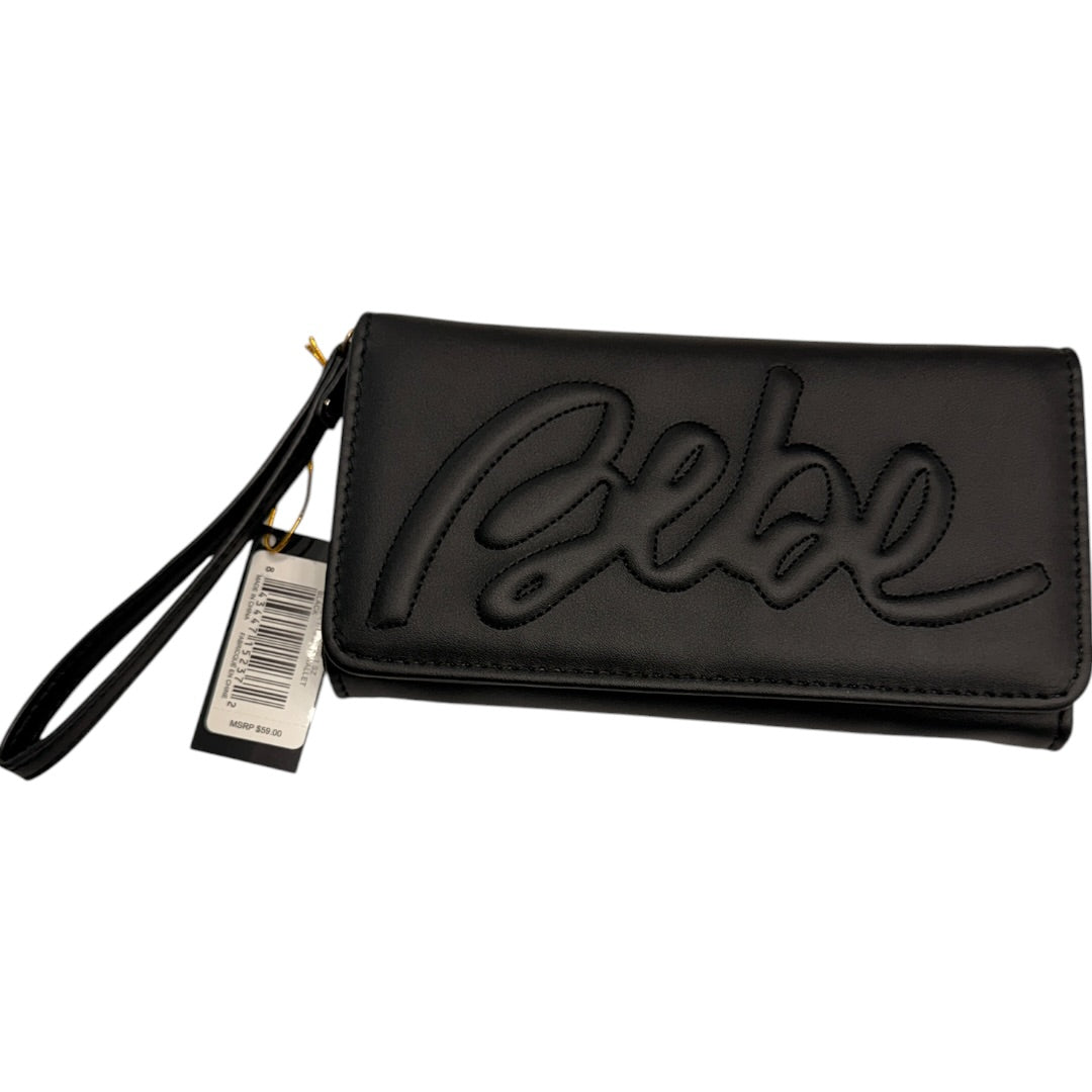Risen Black Bebe Trifold Wallet