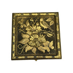 Gold Beauty Flower Keepsake Box Jewelry Box