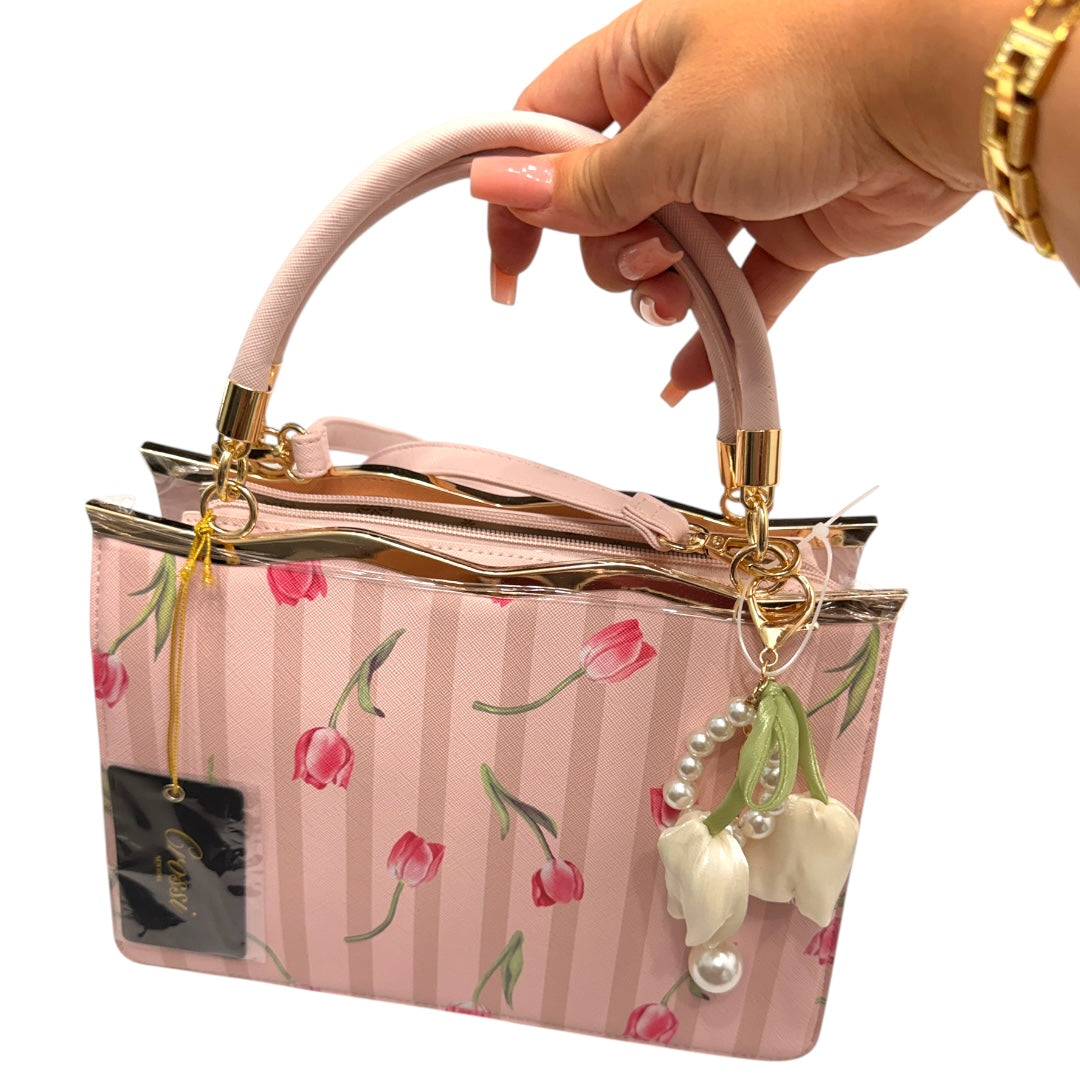 Tulip Too Cute Handbag with Keychain