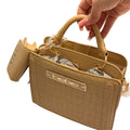 Tan Bebe Handbag with Change Purse Crossbody Bag & Single Handle