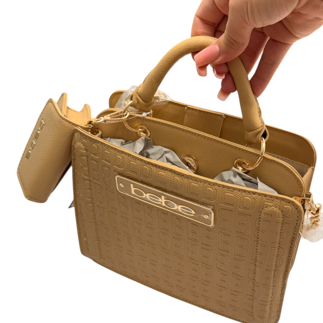 Tan Bebe Handbag with Change Purse Crossbody Bag & Single Handle