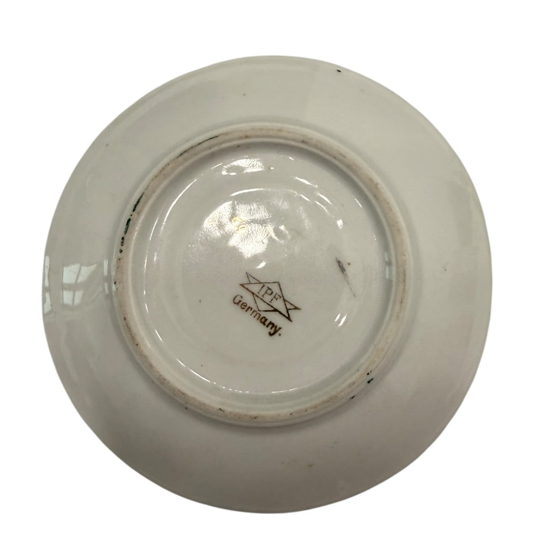 Tiny Bone China Tea Cup & Plate Germany Collectors 2 Piece