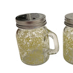 Mini Mason Jar Salt & Pepper Shaker Set