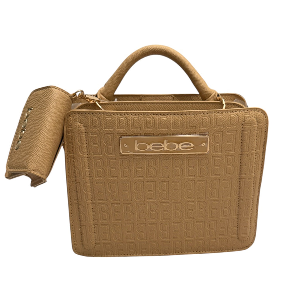 Tan Bebe Handbag with Change Purse Crossbody Bag & Single Handle