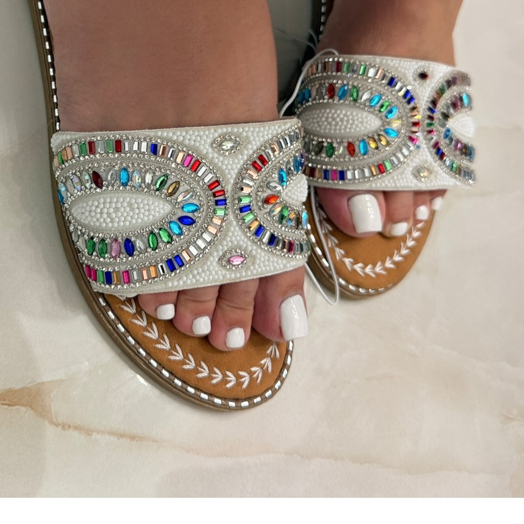 Dazzled Sandals Multi Color Size 8