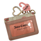 Very Strawberry Juicy Couture Card Holder Gold Keychain