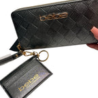Space Gray Shimmer BeBe Wallet with Cardholder