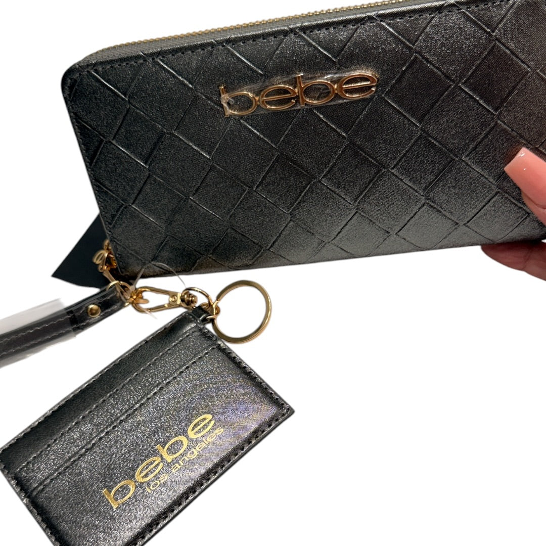 Space Gray Shimmer BeBe Wallet with Cardholder
